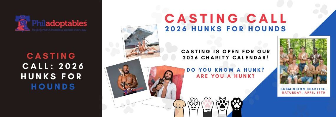 2026 Hunks for Hounds Charity Calendar Casting is Now Open! 